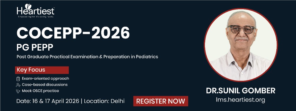 COCEPP-2026 — PG PEPP, 16 and 17 April 2026, Delhi. Open full programme.